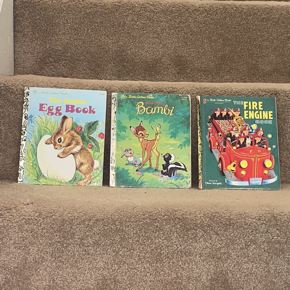 THE GOLDEN EGG BOOK Bambi THE FIRE ENGINE BOOK Little Golden MARGARET W. BROWN